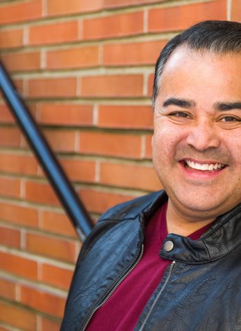 Headshot Portrait of Handsom Hispanic Man